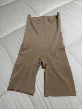 SPANX Nude High-Waist Shaping Shorts